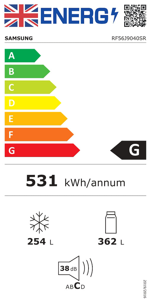 4 Door Freestanding American Fridge Freezer