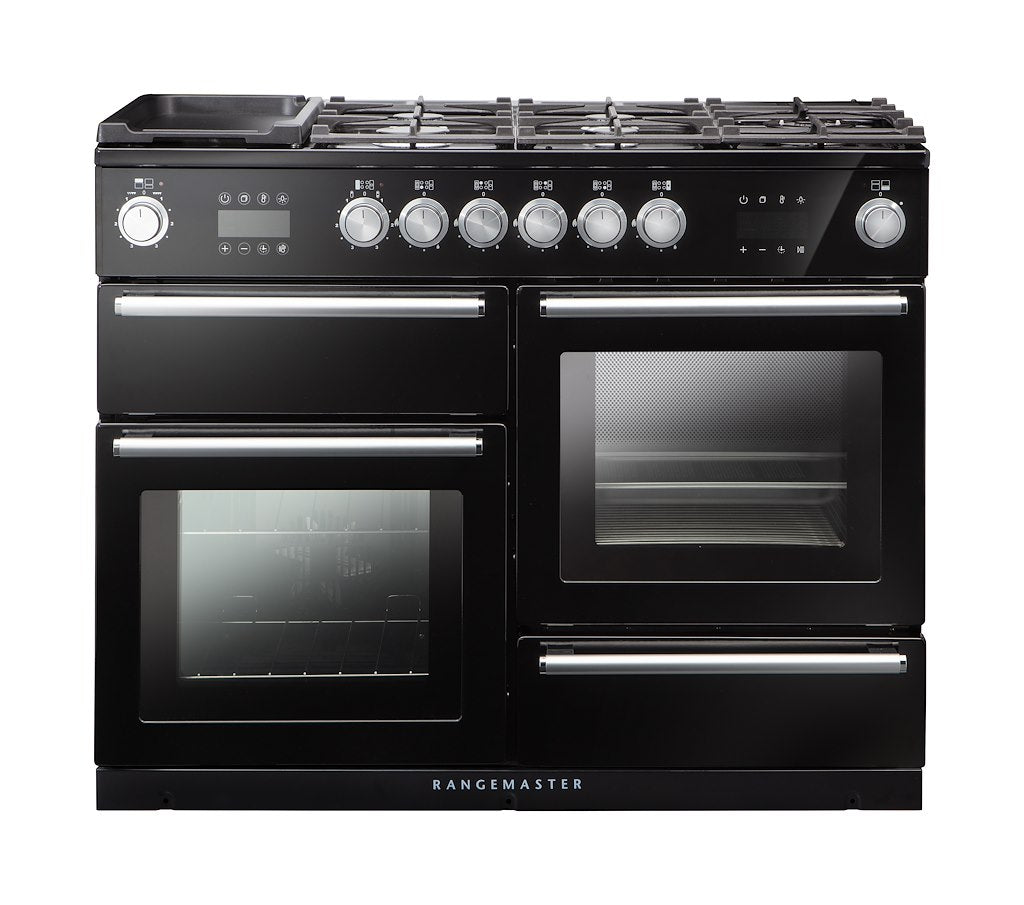 Rangemaster NEX110SODFFBL/C NEXUS Steam 110cm Dual Fuel Range Cooker