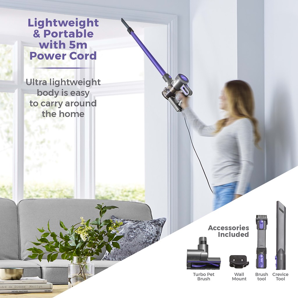 Tower T513006PETS VL20 Pets Corded Stick Vacuum Cleaner