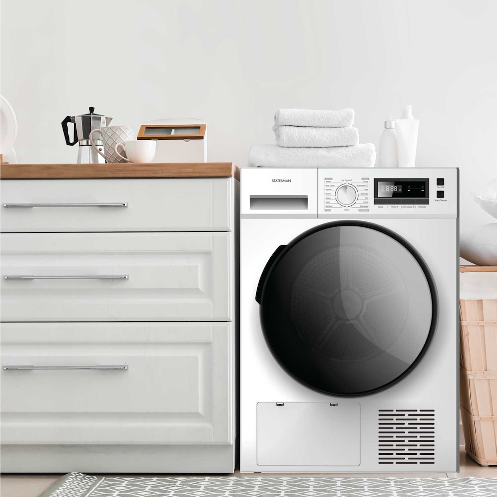 Statesman THP18W 8kg Heat Pump Tumble Dryer - White