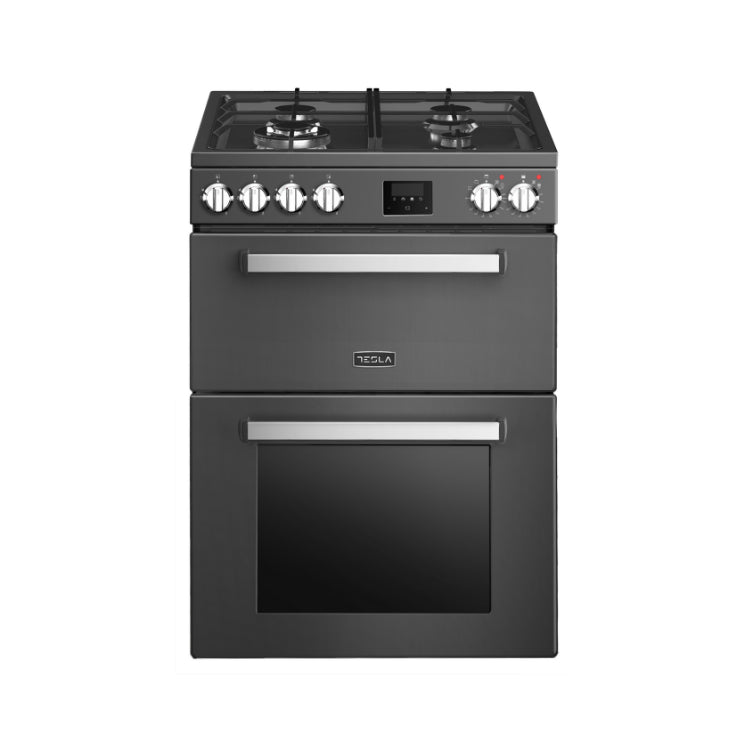 Tesla - TMRDF60B - 60cm Double Cavity Dual Fuel Mini Range
