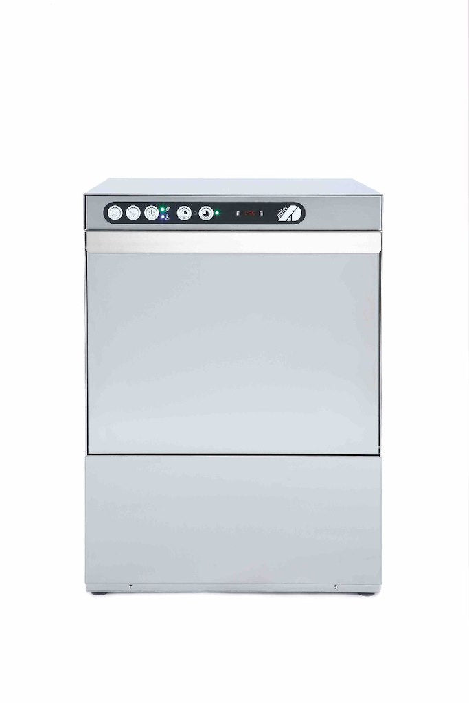 Adler AD50-DP-30 500mm Basket Dishwasher With Drain Pump & Chemical Pump 18 Plates