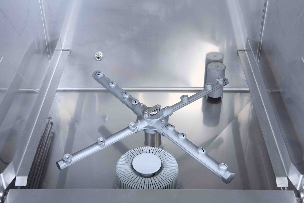 Adler AD50 500mm Basket Dishwasher Gravity Drain With Chemical Pump 18 Plates