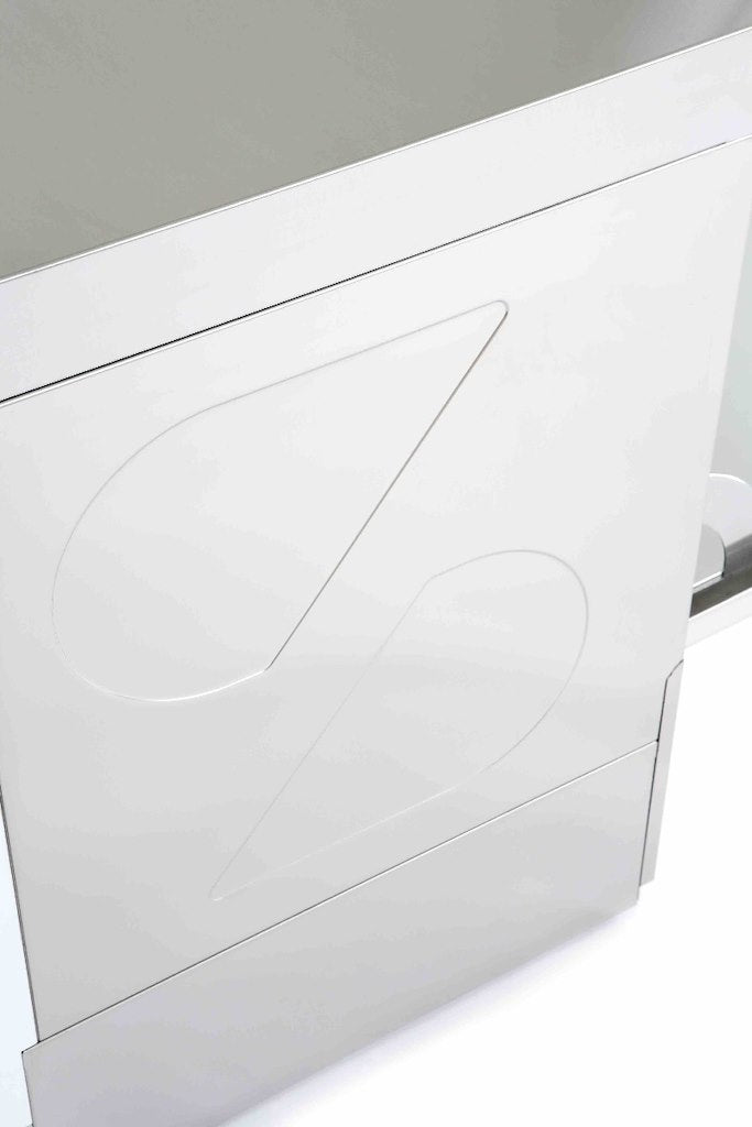 Adler AD40GL 400mm Basket Glasswasher Gravity Drain With Chemical Pump 16 Pint Capacity