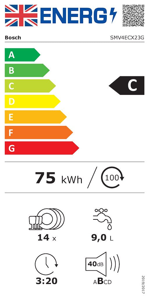 SMV4ECX23G, Fully-integrated dishwasher