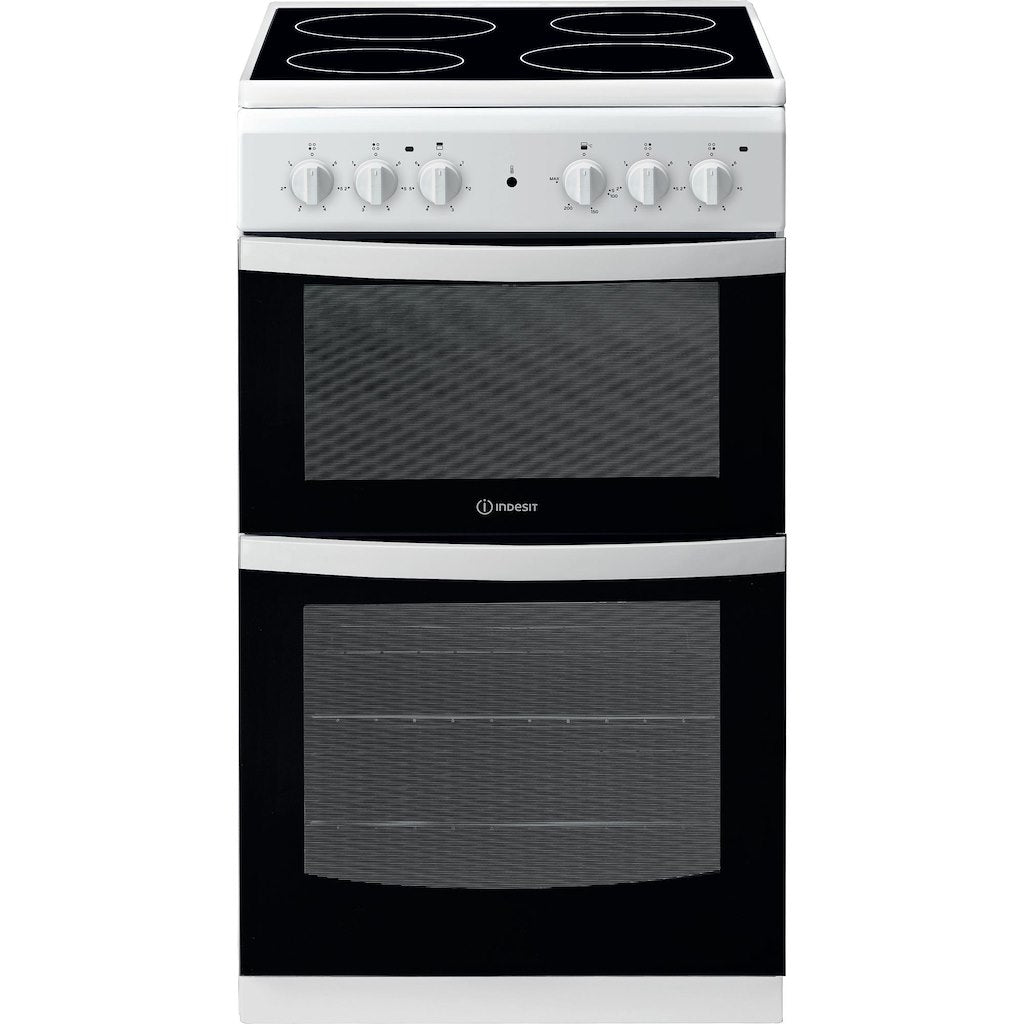 Electric Twin Cooker - Fan Oven - White With Click&Clean and Fast Preheat
