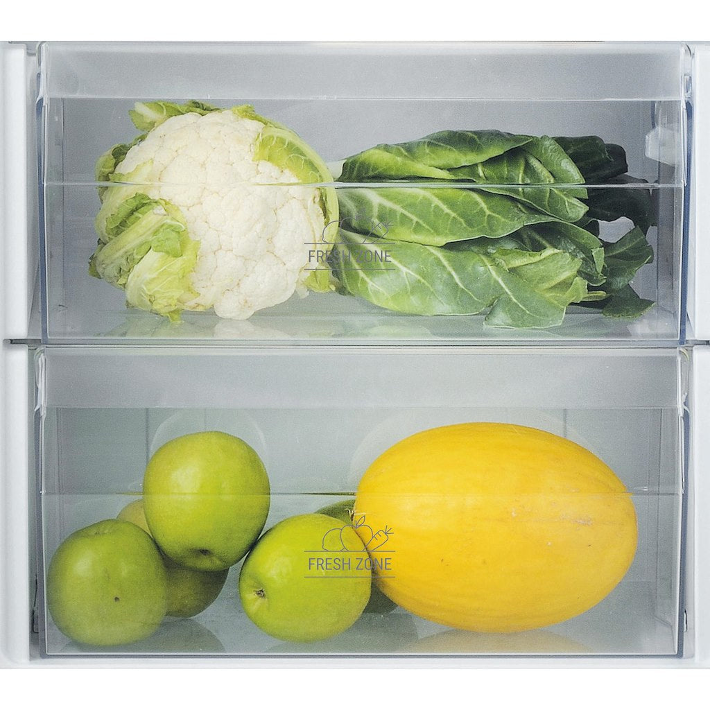 Hotpoint integrated fridge: white