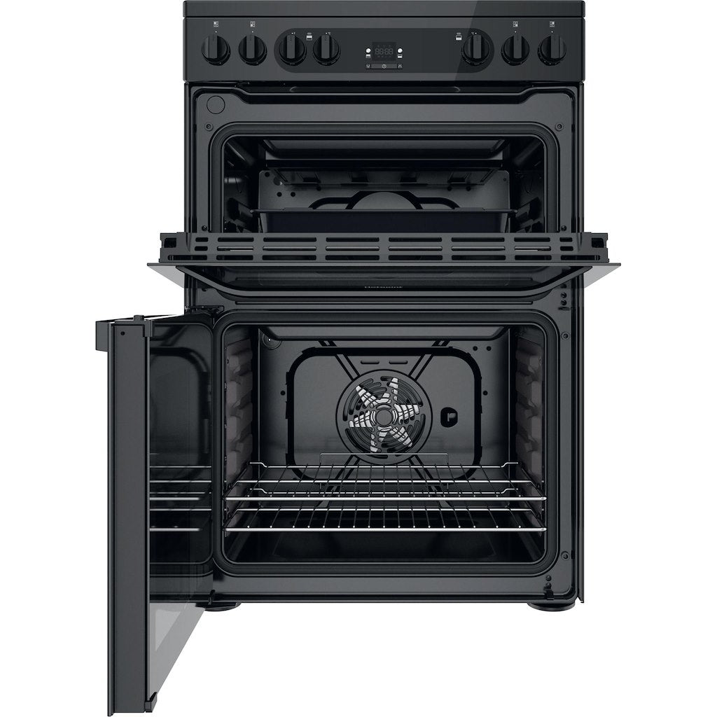 Hotpoint HDM67V92HCB/UK Double cooker - Black