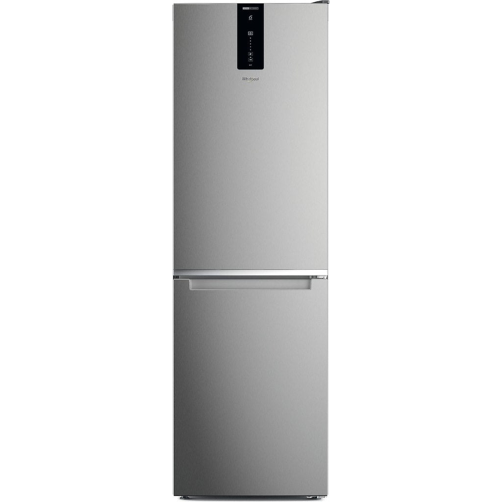 Whirlpool Total No Frost Fridge Freezer - 70/30 Split - Stainless Steel - 18 Shopping Bags - E Rated - W7X 82O OX UK