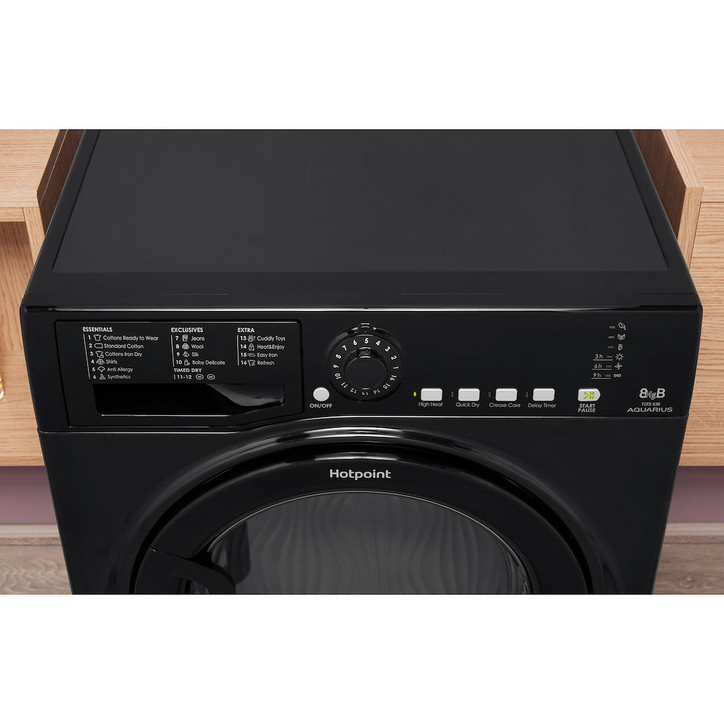 Hotpoint condenser tumble dryer: freestanding, 8,0kg