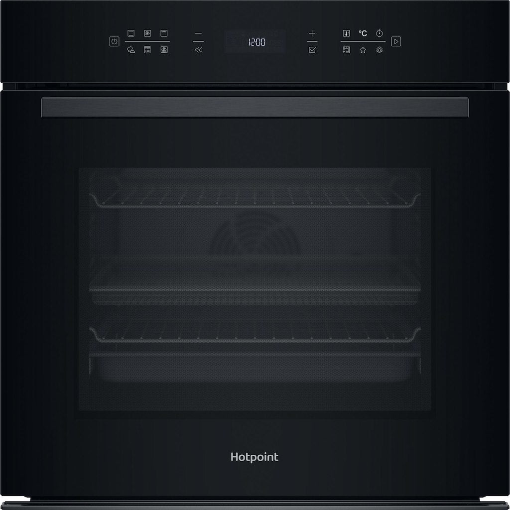 Hotpoint Class 6 ActiveMultiflow HOI68PT1SBUK Electric Single Fan Oven with Air Fry and DualClean - Black