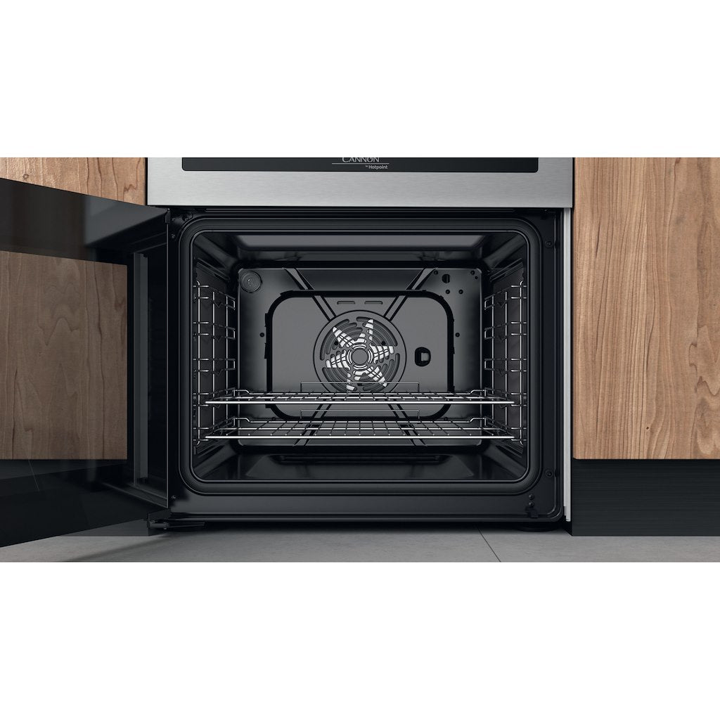 Hotpoint CD67V9H2CX/U Electric Cooker 60cm Double Oven - Inox