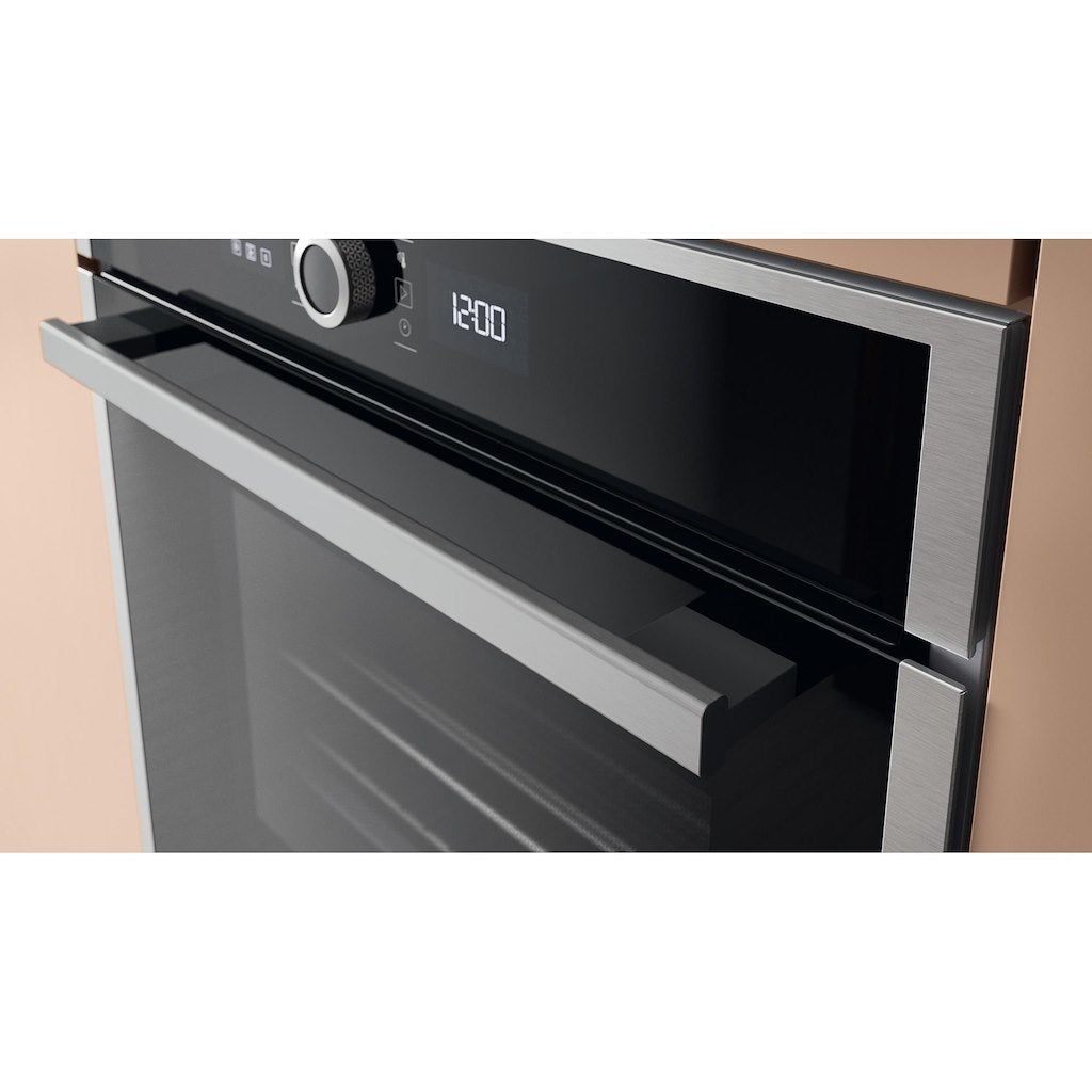 Hotpoint Class 4 ActiveMultiflow HOIM4S8PM0XUK Electric Single Fan Oven with Air Fry and DualClean - Stainless Steel