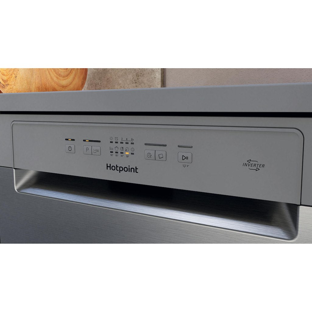 Hotpoint H2FHL626X 60cm Dishwasher - Inox
