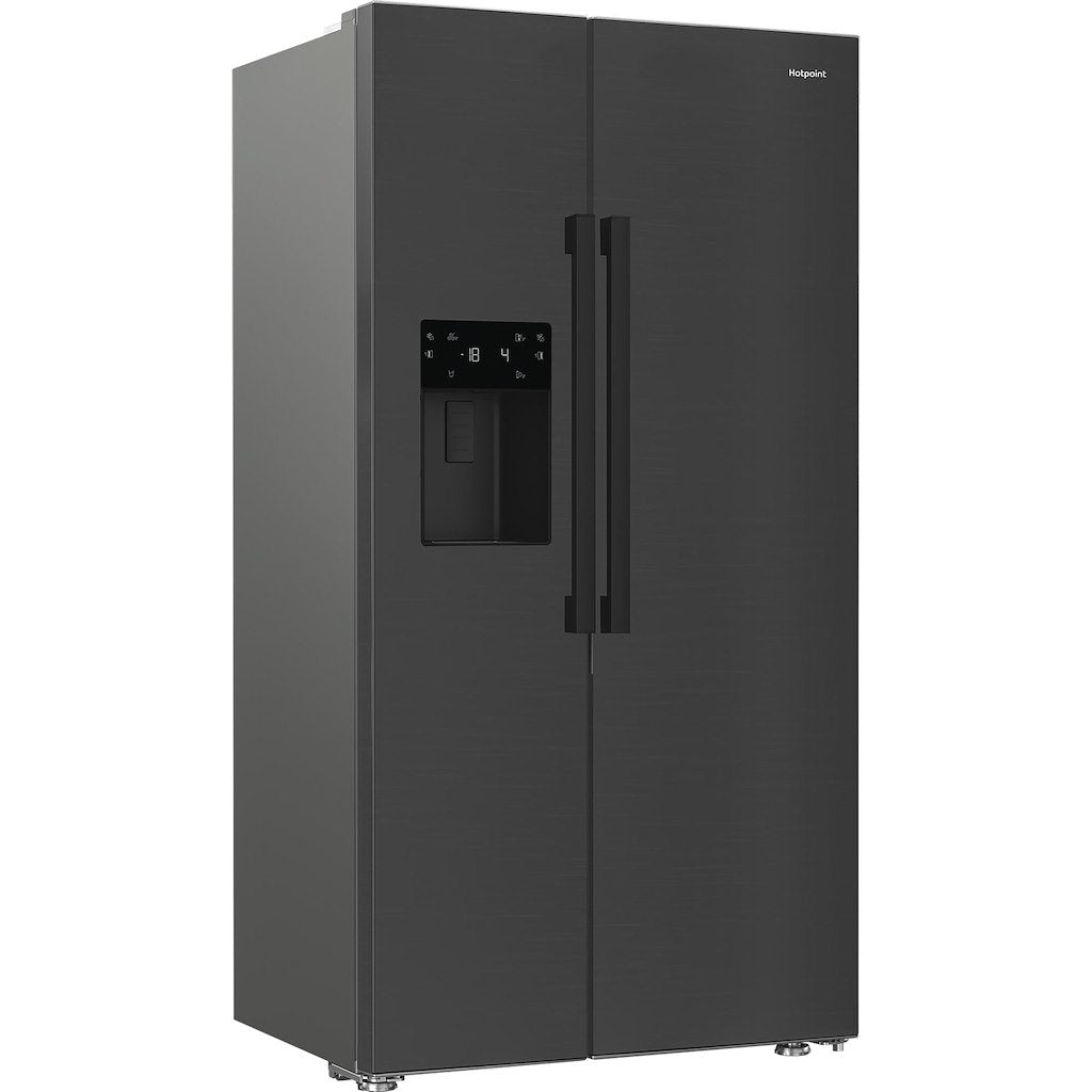 Dual No Frost Side by Side American Fridge Freezer with FreshShield - Inox - 91CM - 571L