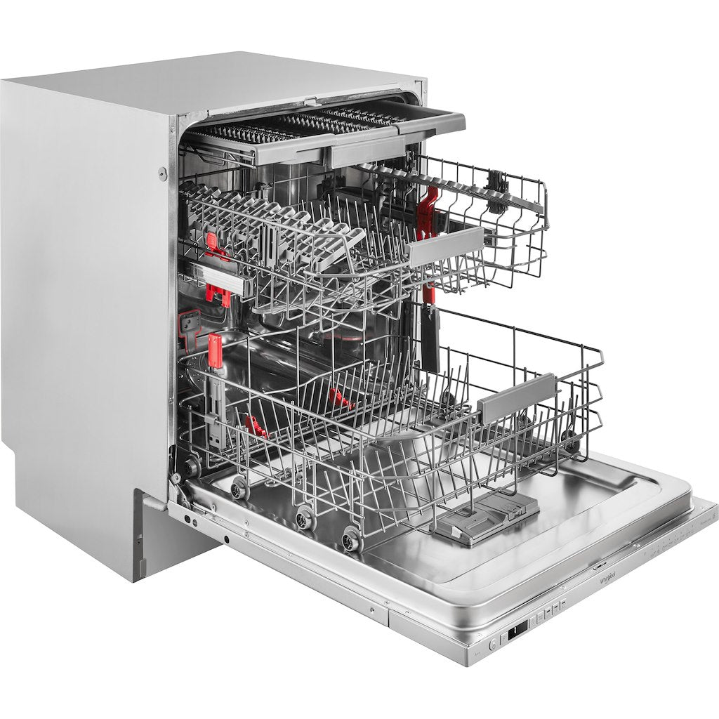 Whirlpool Integrated Dishwasher: in Silver - WIC 3C23 PEF UK