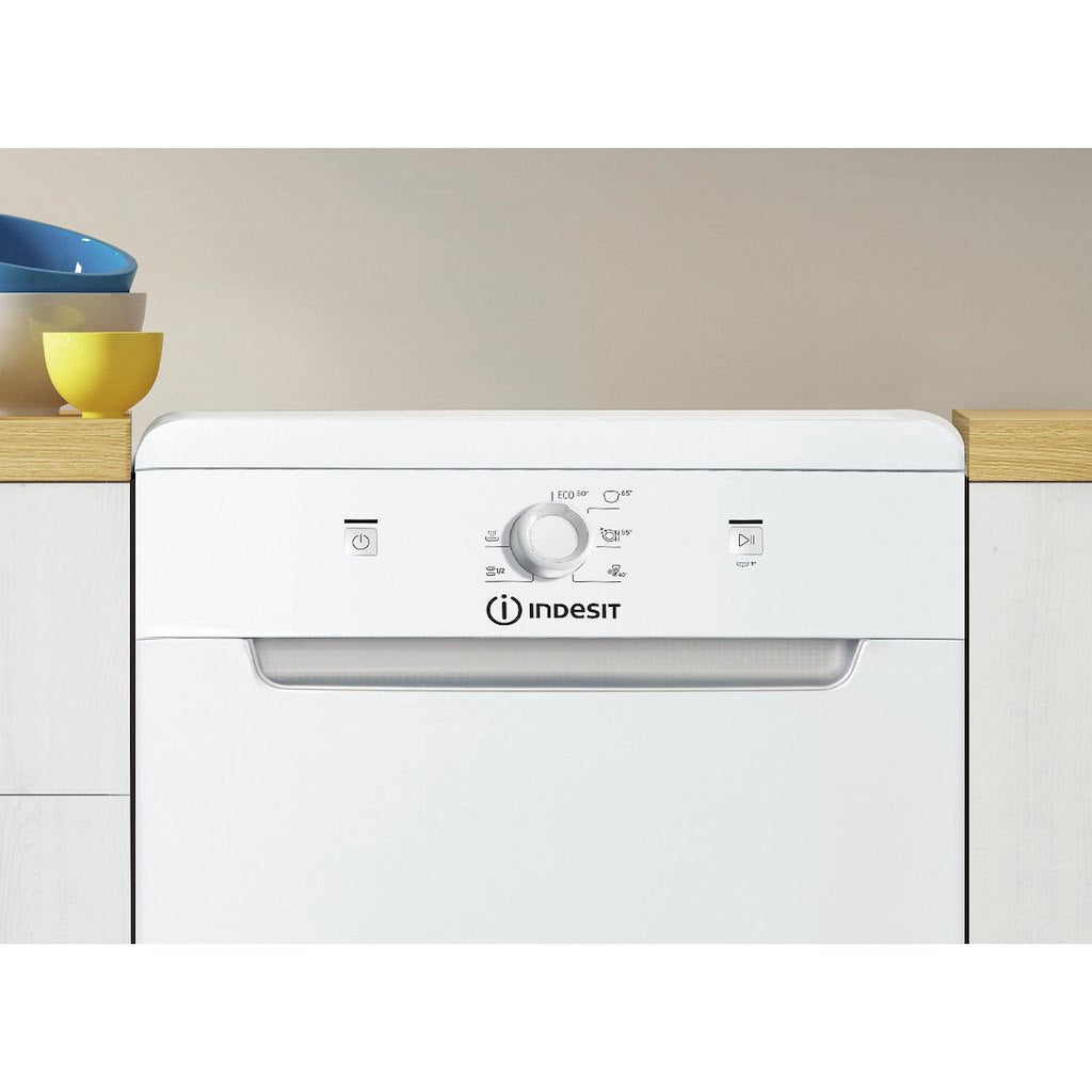 Dishwasher: slim, white colour - DF9E 1B10 UK