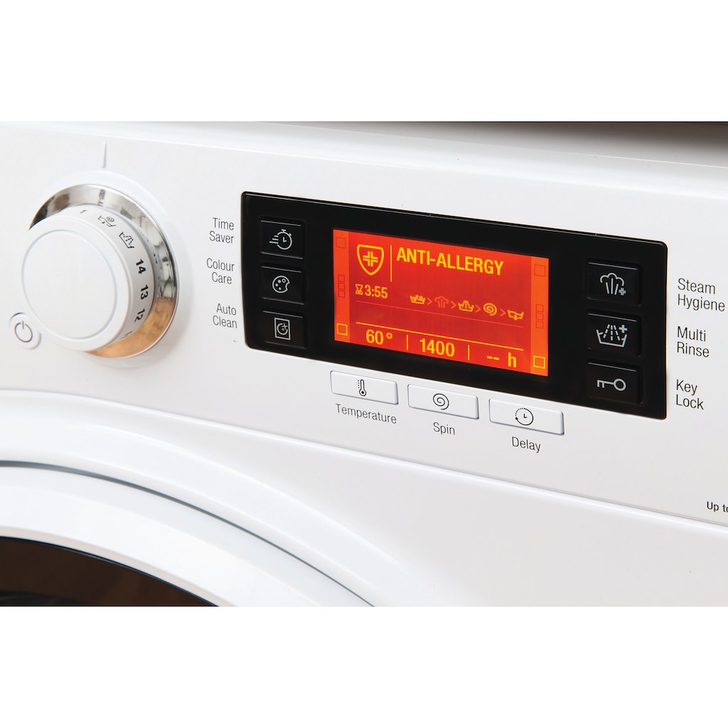 Hotpoint freestanding front loading washing machine: 9kg