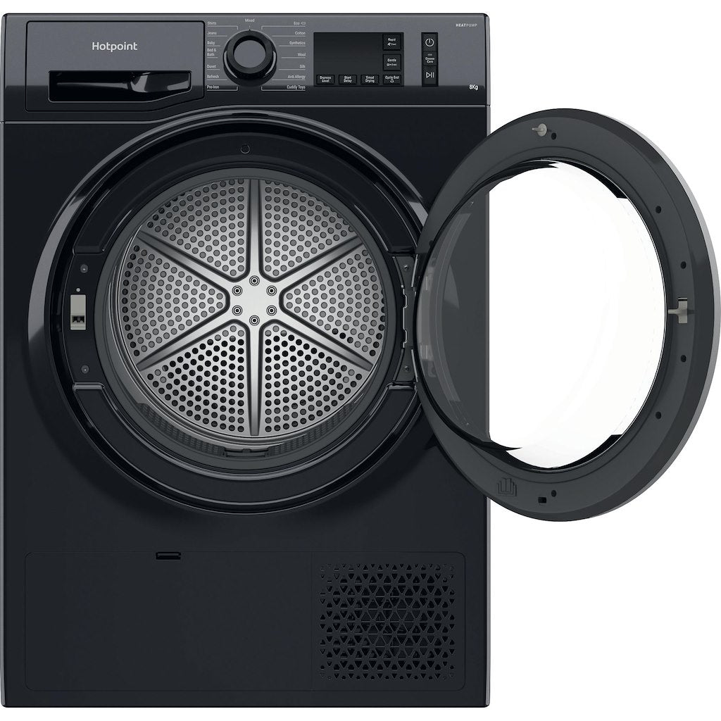 Hotpoint NT M11 82BSK UK Freestanding 8kg Heat Pump Tumble Dryer - Black