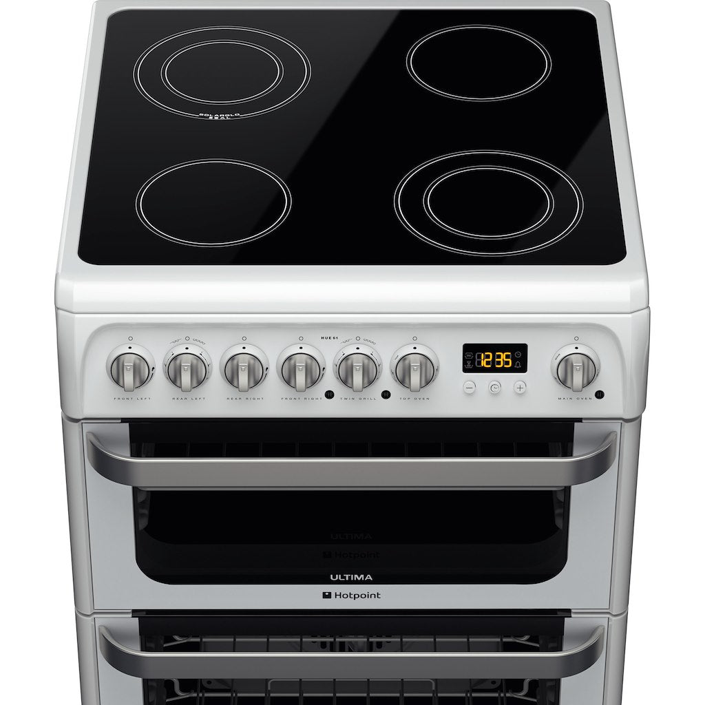 Hotpoint electric freestanding double cooker: 60cm