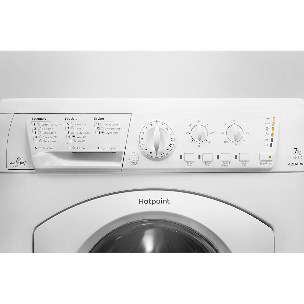 Hotpoint freestanding washer dryer: 7kg