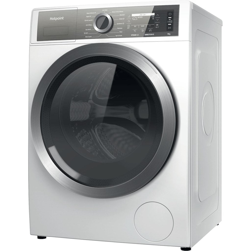 Hotpoint GentlePower Washing Machine - White - 9kg - 1400rpm - A-30% - H7 99 GPOWER UK