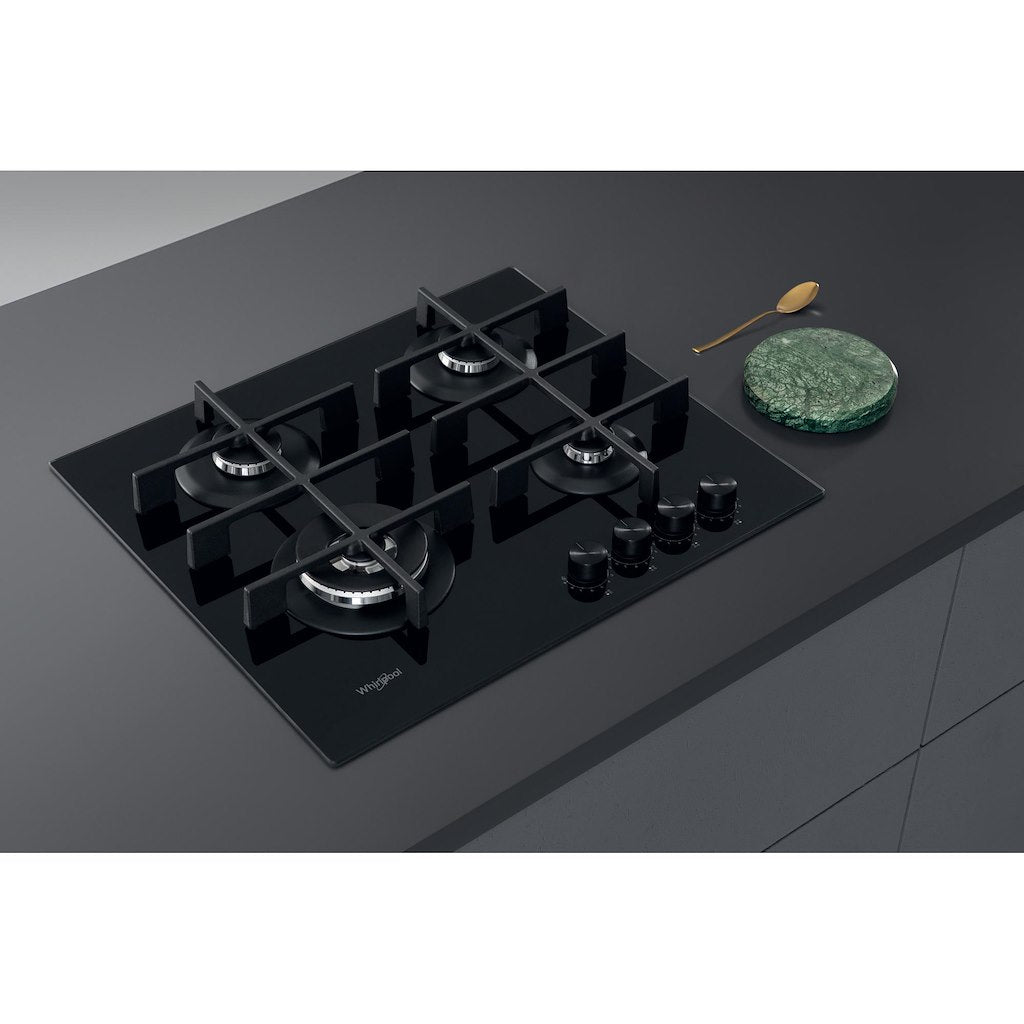 Whirlpool W Collection GOWL 628/NB Hob 4 Burners 60cm - Black