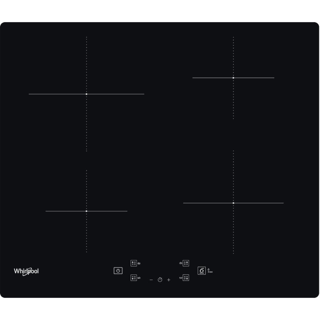 Whirlpool Induction Hob with 6TH SENSE Functions - Black - 60cm - WS Q2160 NE