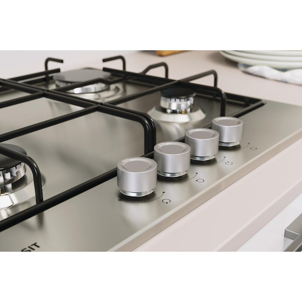 Gas hob: 4 gas burners - THP 642 IX/I 1