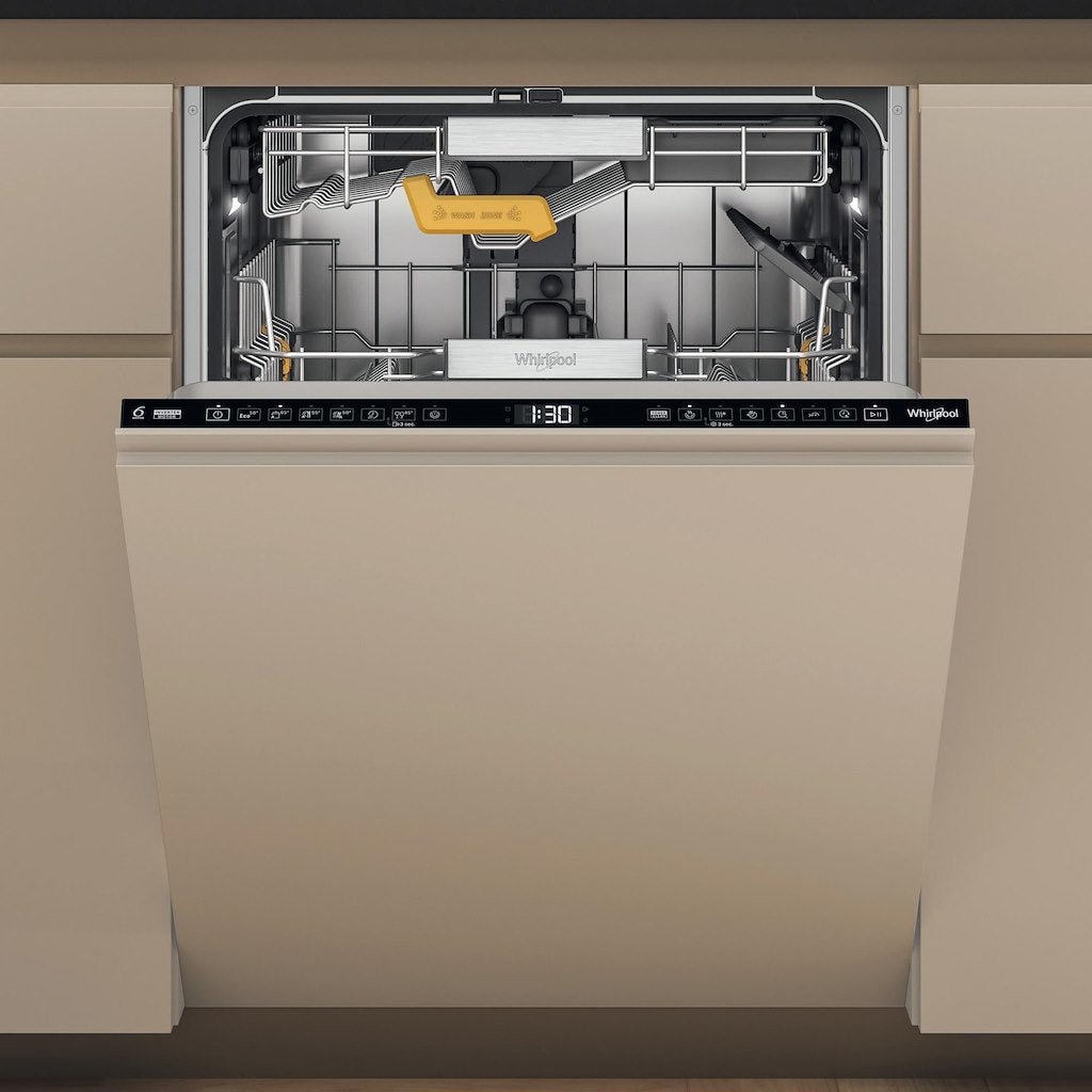 Whirlpool Integrated Dishwasher: in Black - W8IA115M3TUS UK