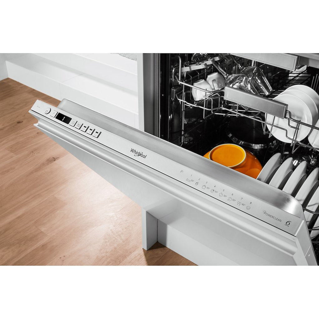 Whirlpool Integrated Dishwasher: in Silver - WIC 3C23 PEF UK