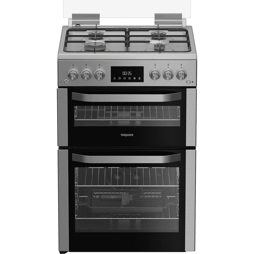Hotpoint gas freestanding double cooker: 60cm