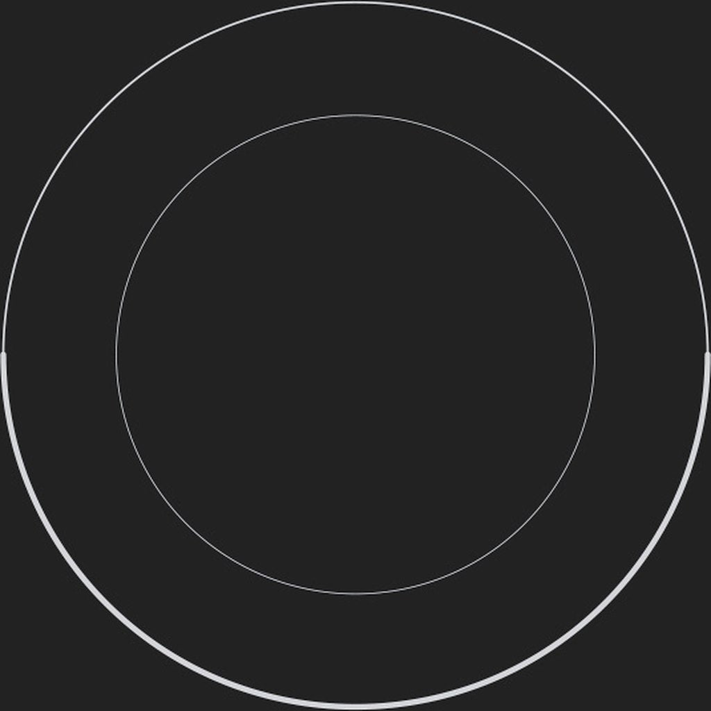 30CM Double Ring Zone Electric Ceramic Hob - Black - Touch Control - 2 Zones With 9 Power Levels and Residual Heat Indicator