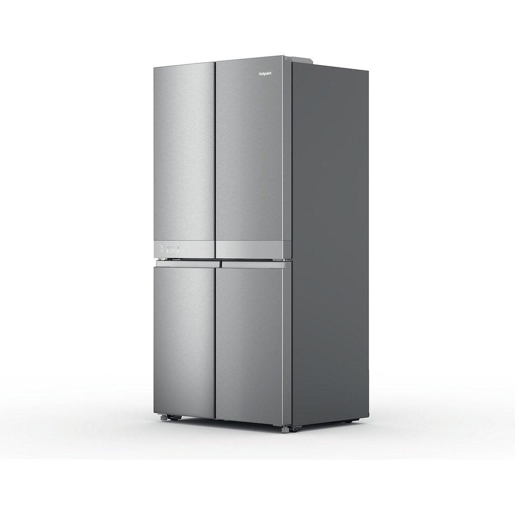 Hotpoint side-by-side american fridge: inox