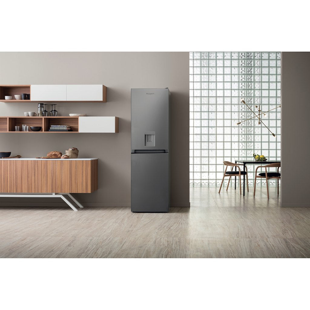 Hotpoint HBNF55181SAQUAUK1 Graphite 50/50 Freestanding Fridge Freezer