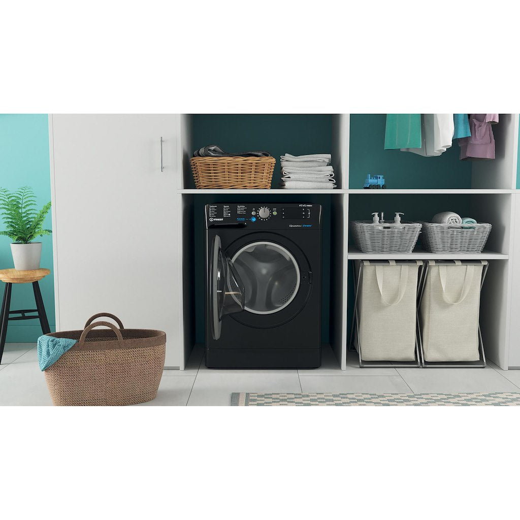 Freestanding washer dryer: 8,0kg - BDE 86436X B UK N