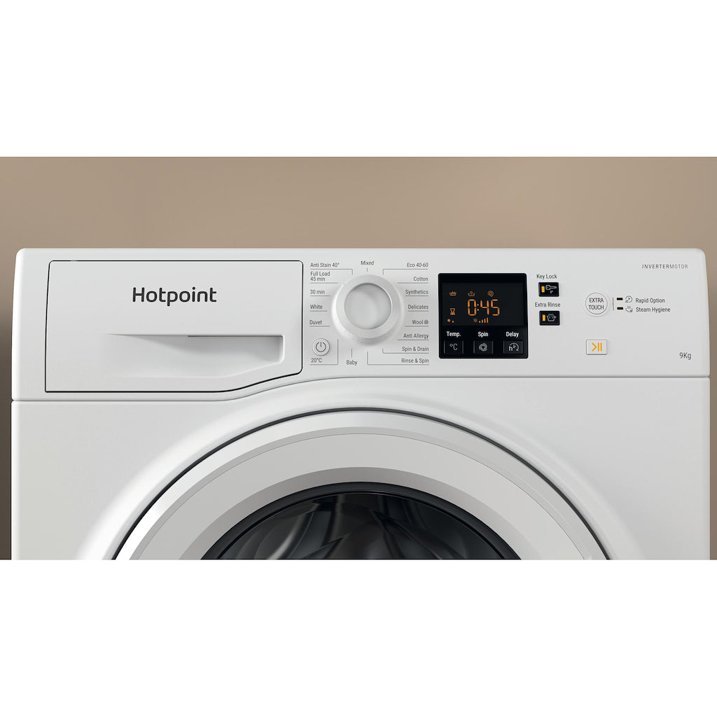 Hotpoint NSWR 944C WK UK N Washing Machine - White