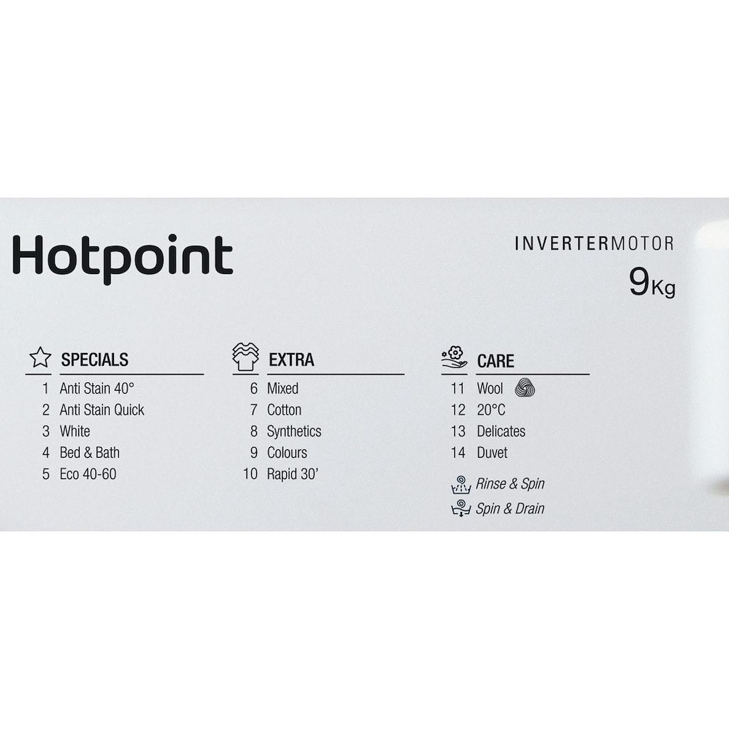 Hotpoint BI WMHG 91484 UK Integrated Washing Machine