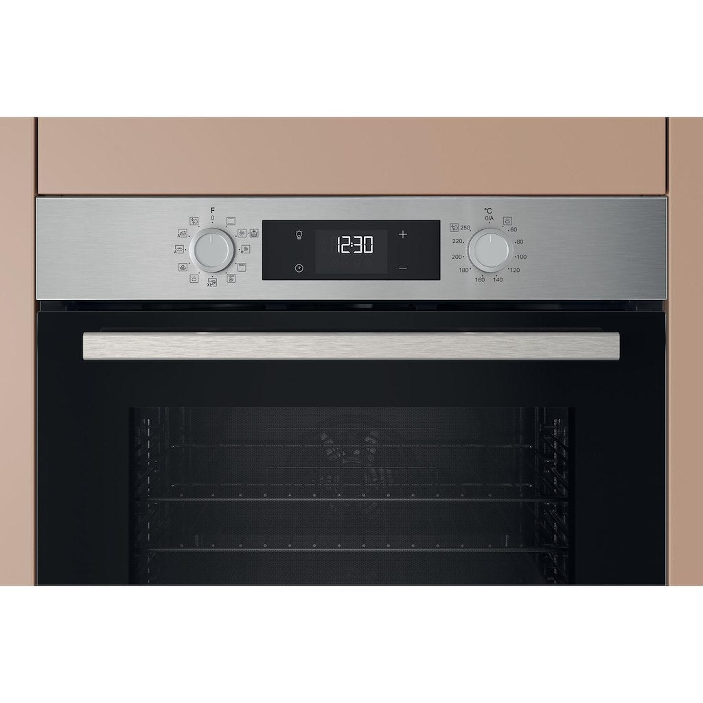 Hotpoint Class 2 Multiflow HOM 258H X UK Single Electric Fan Oven - Stainless Steel - A+ Rated