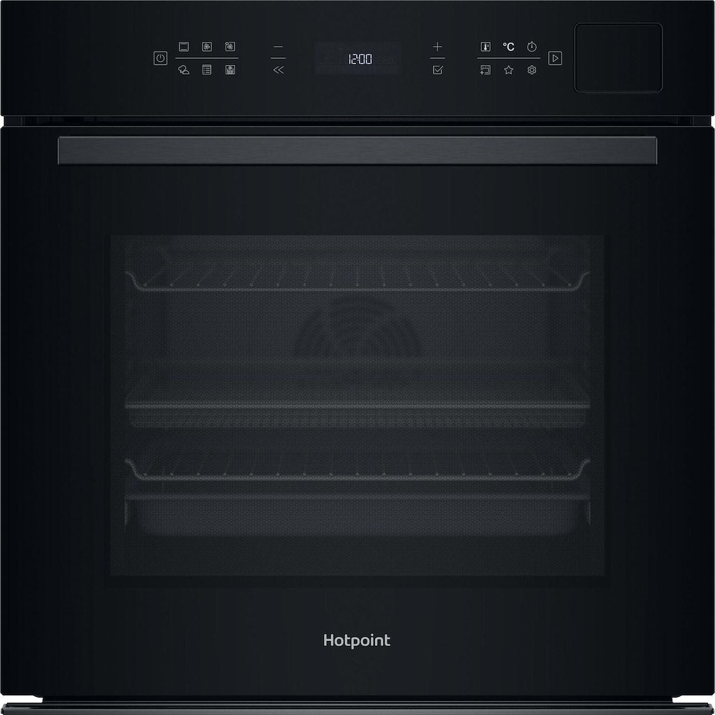 Hotpoint Class 6 ActiveMultiflow HOI6A8PT1SBUK Electric Single Fan Oven with Air Fry and ActiveSteam Cooking- Black