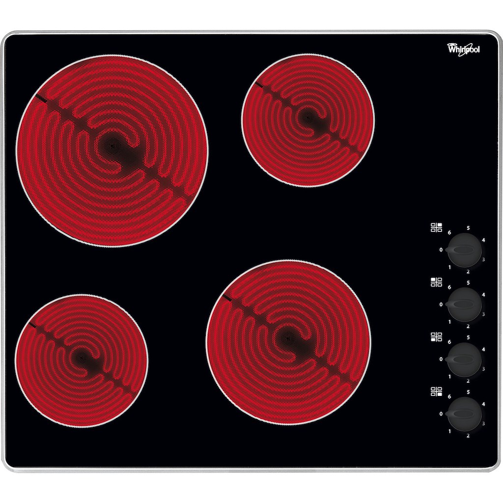 Whirlpool Absolute Ceramic Hob - Black - 60cm - AKM 609 IX