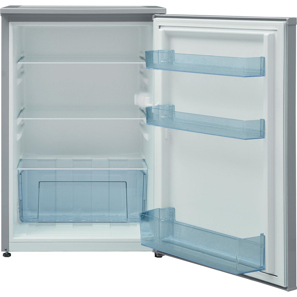 Freestanding fridge: silver colour