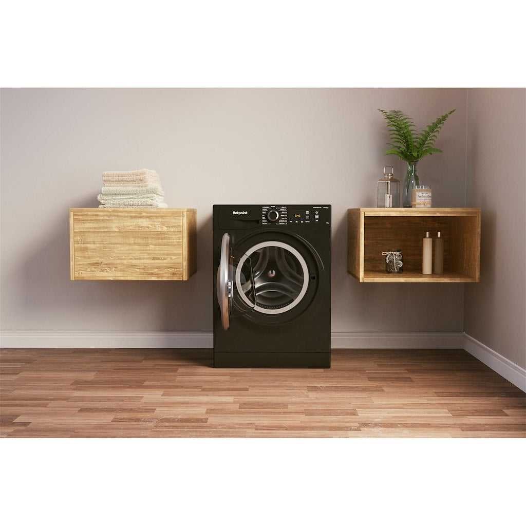 Hotpoint NM11945BCA UK N ActiveCare 9kg Front Load Washing Machine - Black