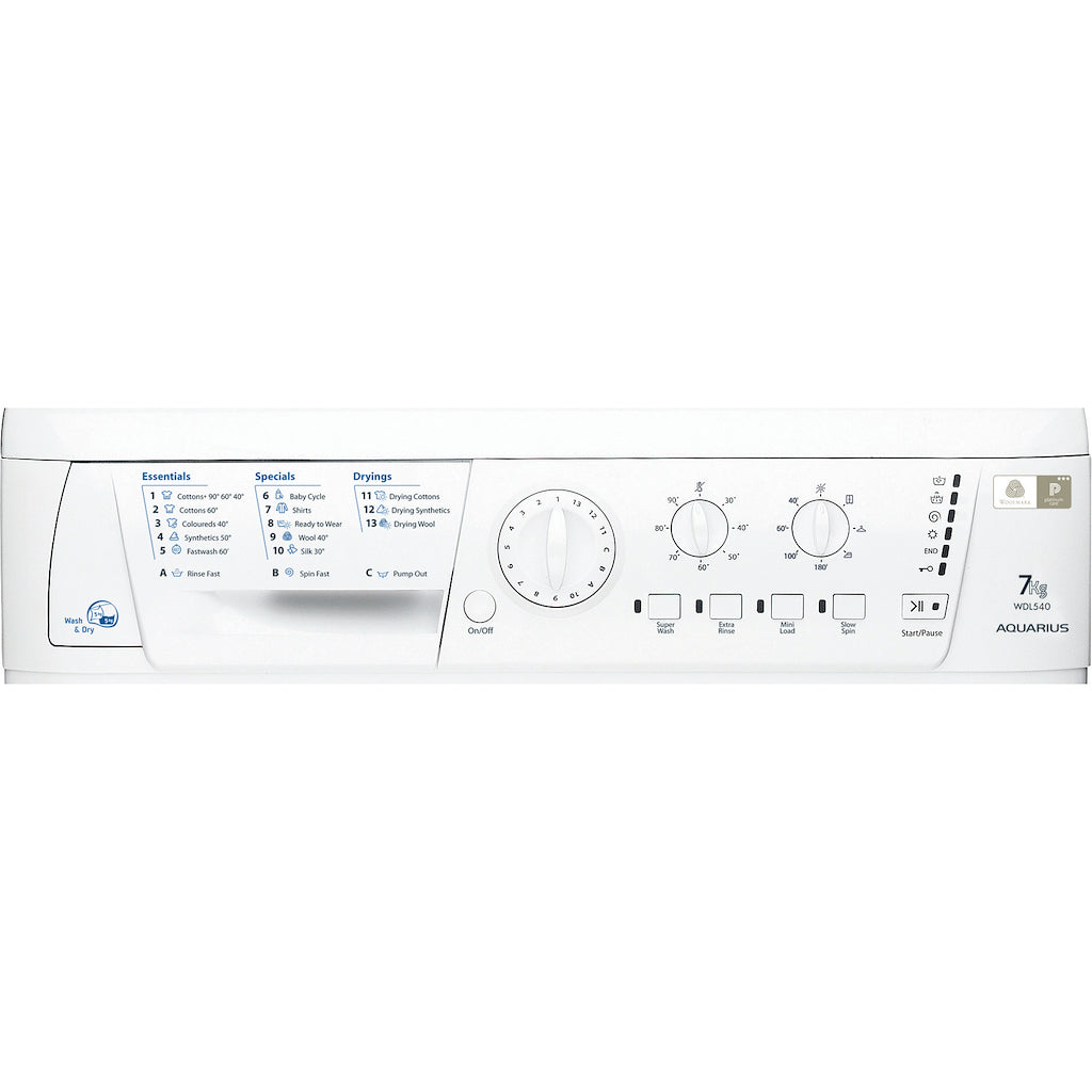 Hotpoint freestanding washer dryer: 7kg