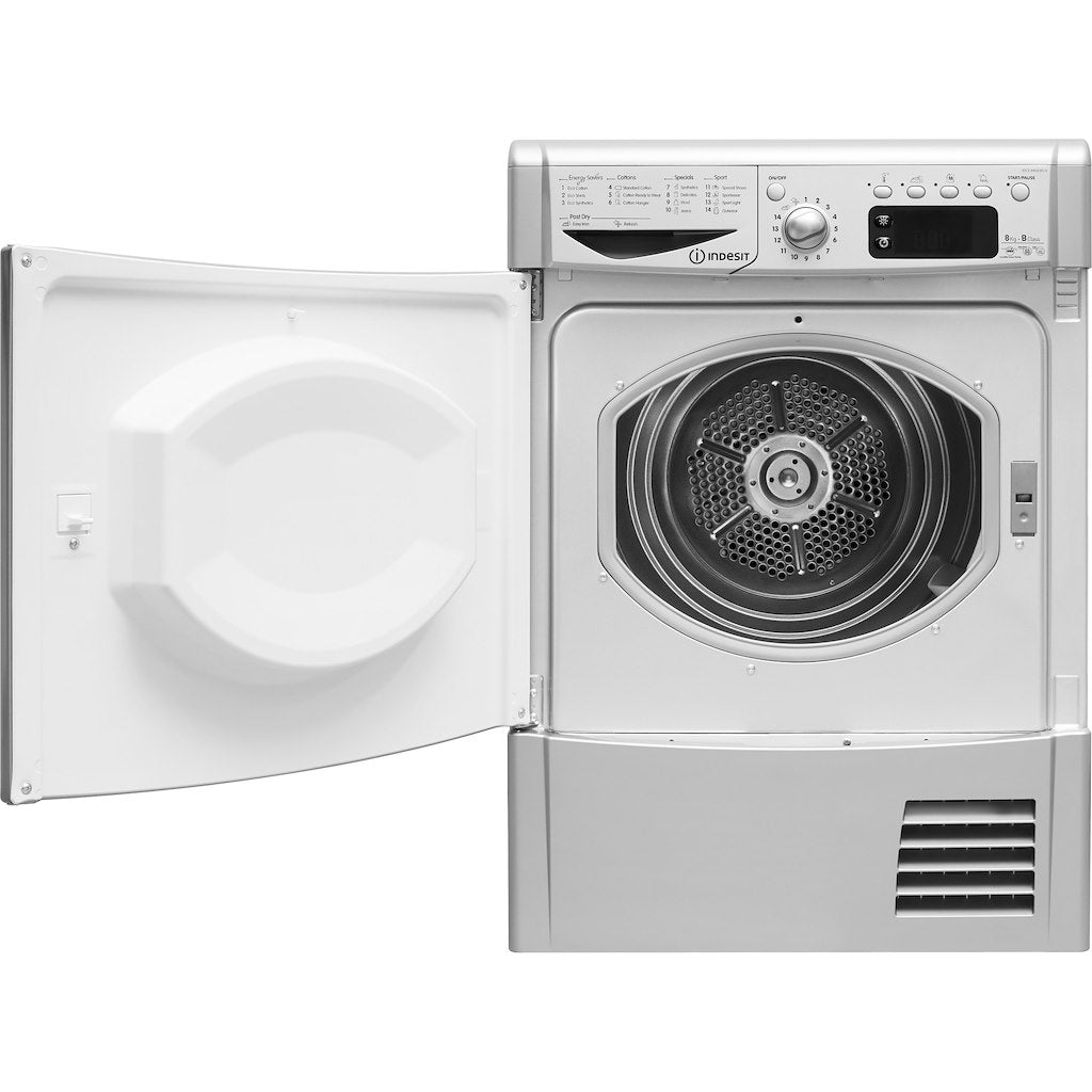 Condenser tumble dryer: freestanding, 8,0kg - IDCE 8450 BS H (UK)