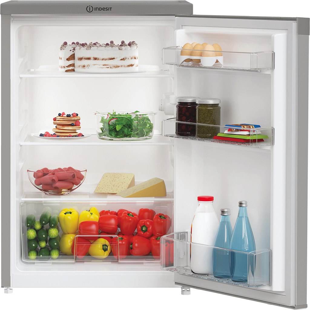 Low Frost  Under Counter Larder Fridge - Silver - 54CM - 128L