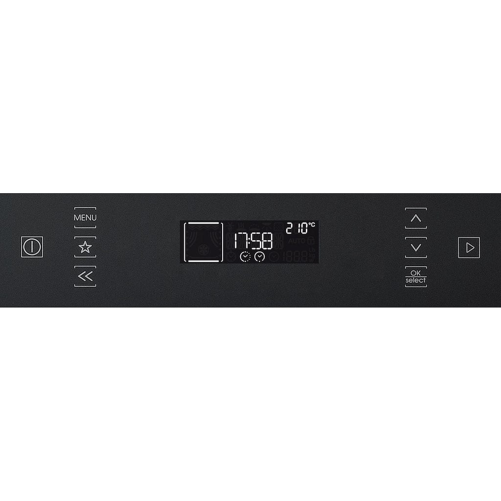 Hotpoint Class 6 MultiFlow Built-In Electric Single Oven - Black - Pyrolytic - A+ Rated - SI6 871 SP BL