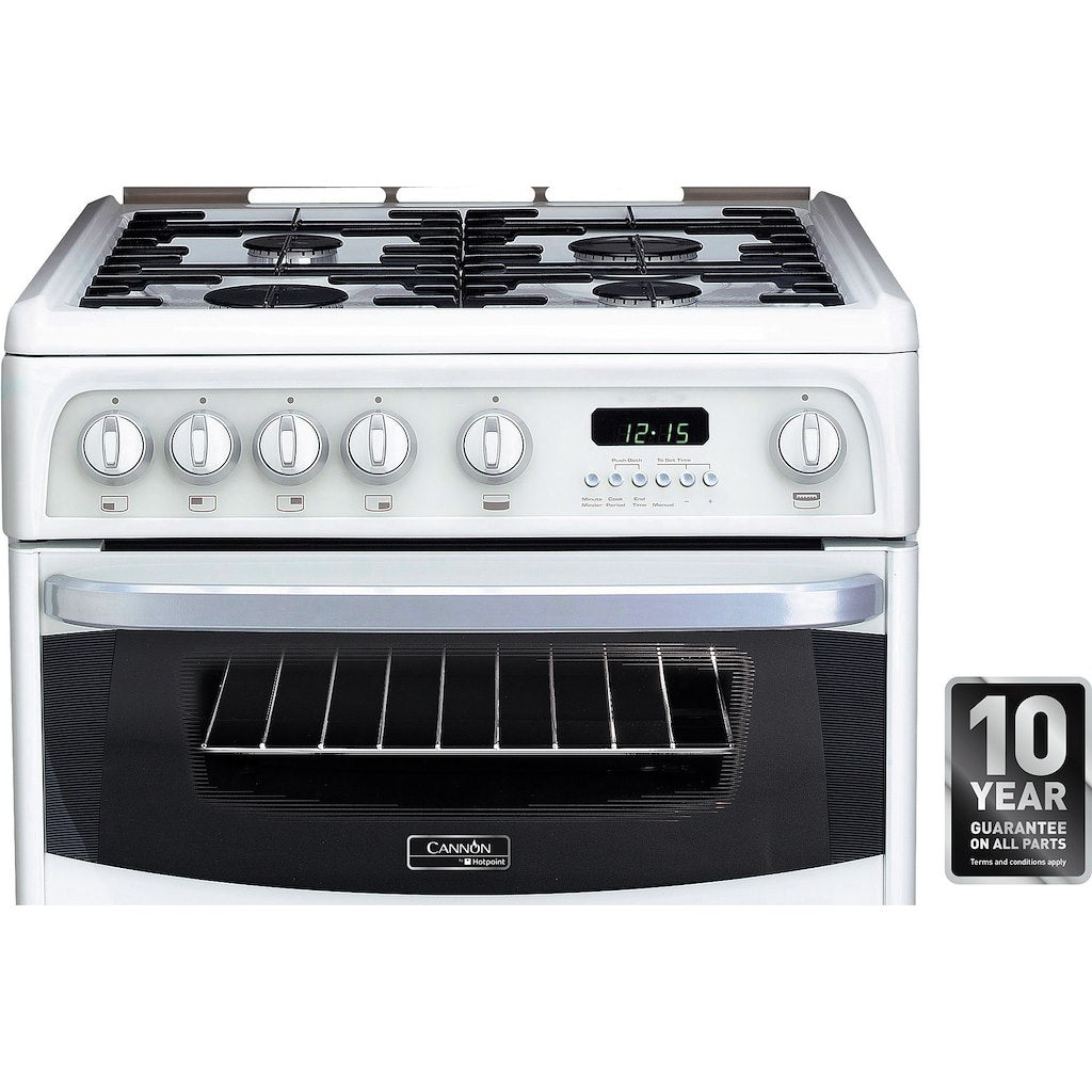 Hotpoint gas freestanding double cooker: 60cm