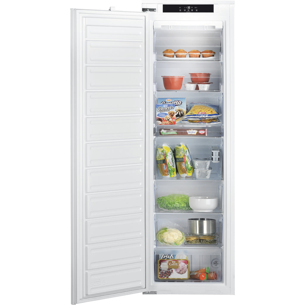 Hotpoint integrated upright freezer: white