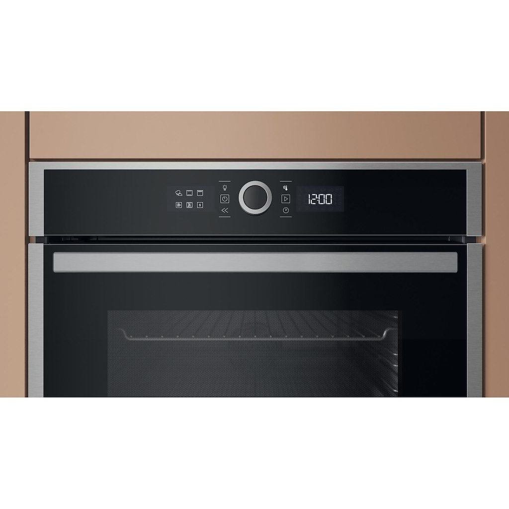 Hotpoint Class 4 ActiveMultiflow HOIM4S8PM0XUK Electric Single Fan Oven with Air Fry and DualClean - Stainless Steel